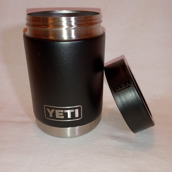 Yeti Dining Yeti Black Rambler Colster With Can O Worms Limited